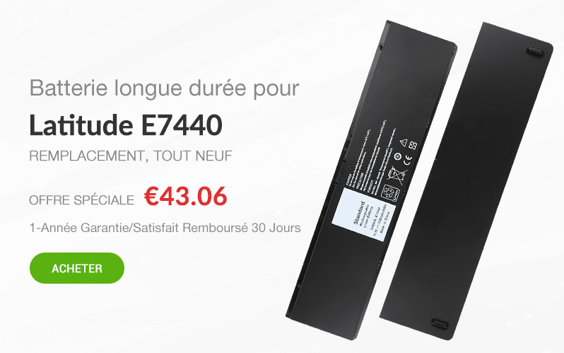 Batterie pour PC portable Dell Latitude E7440