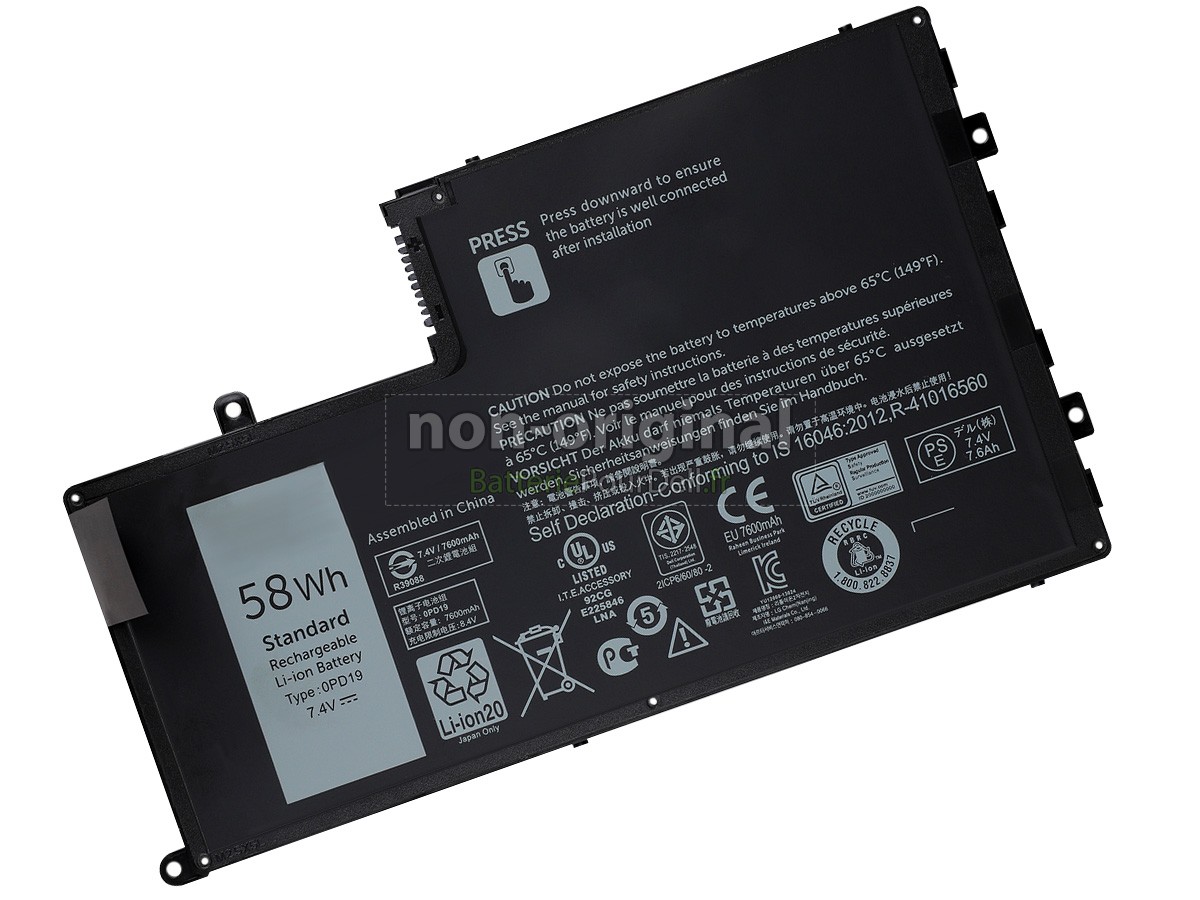 4 cellules 58Wh batterie pour pc portable Dell Inspiron 15-5545