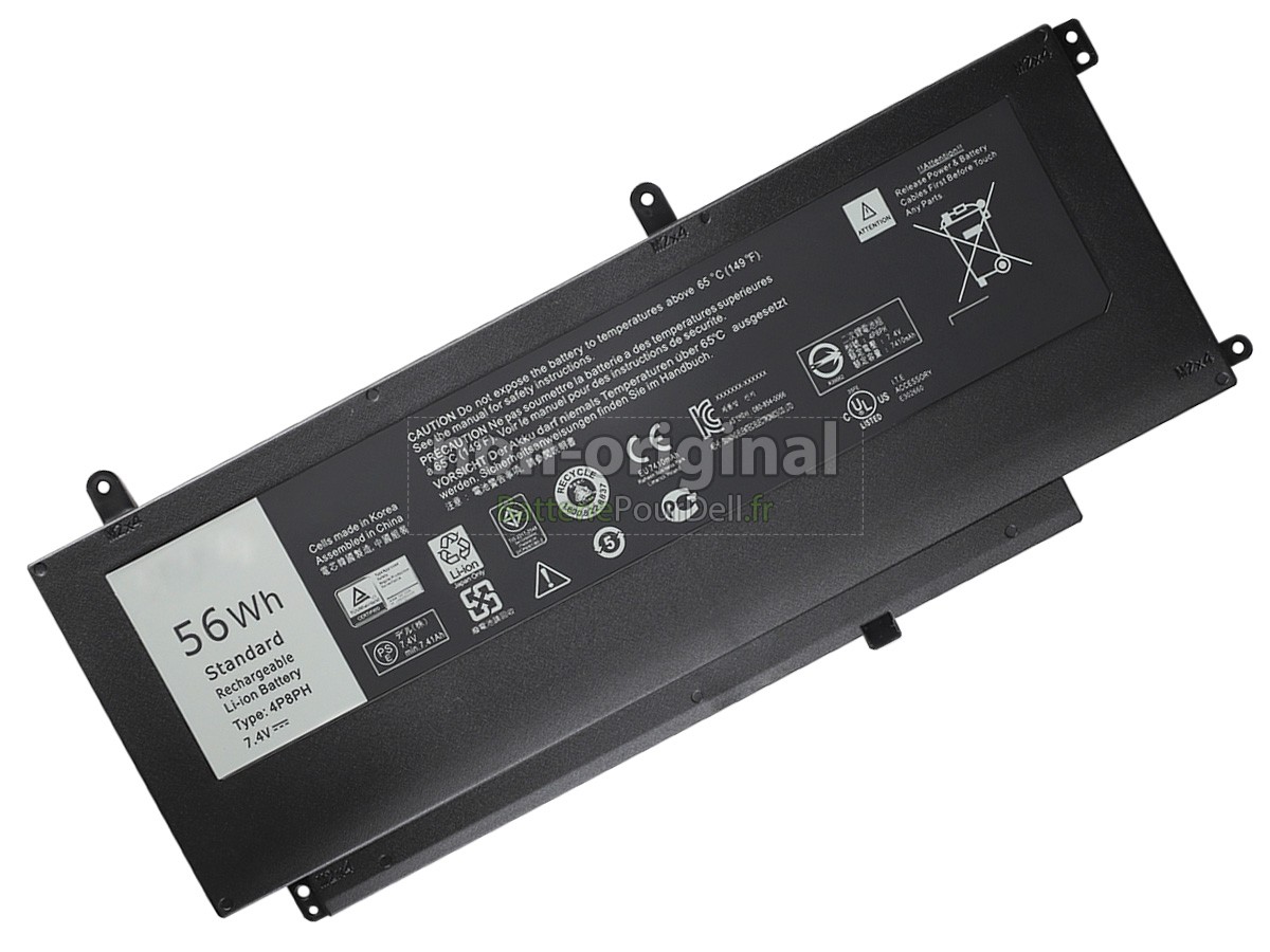 4 cellules 56Wh batterie pour pc portable Dell P41F
