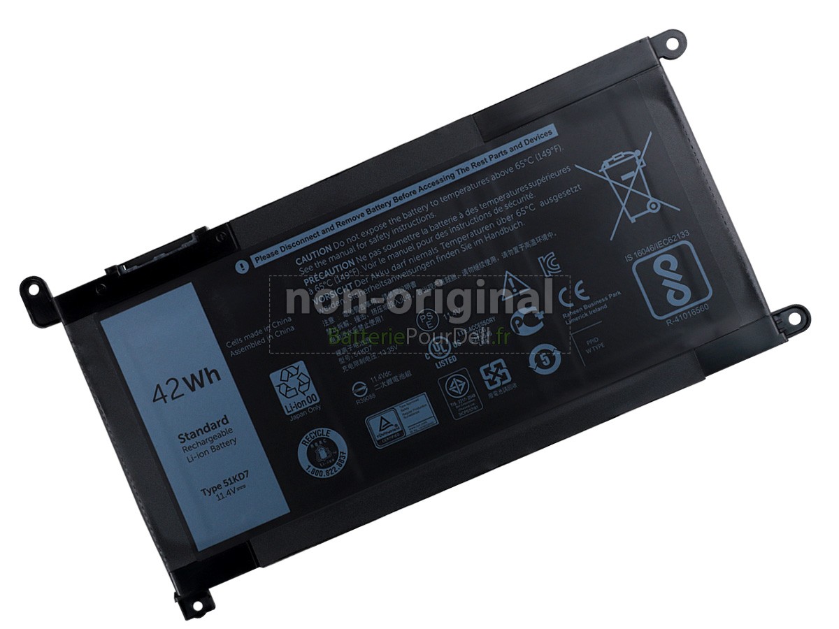 batterie pour pc portable Dell Y07HK