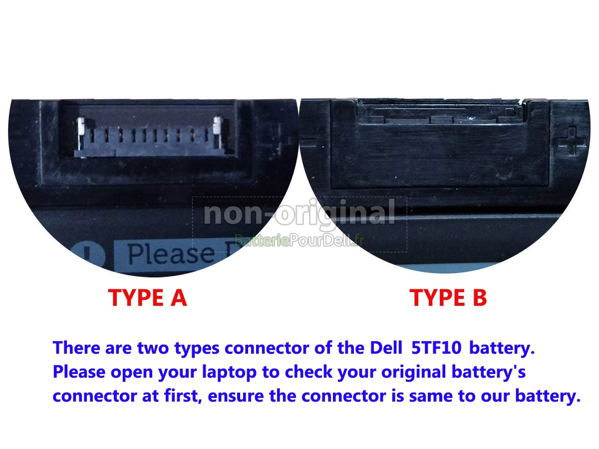 4 cellules 64Wh batterie pour pc portable Dell 0WMRC77I