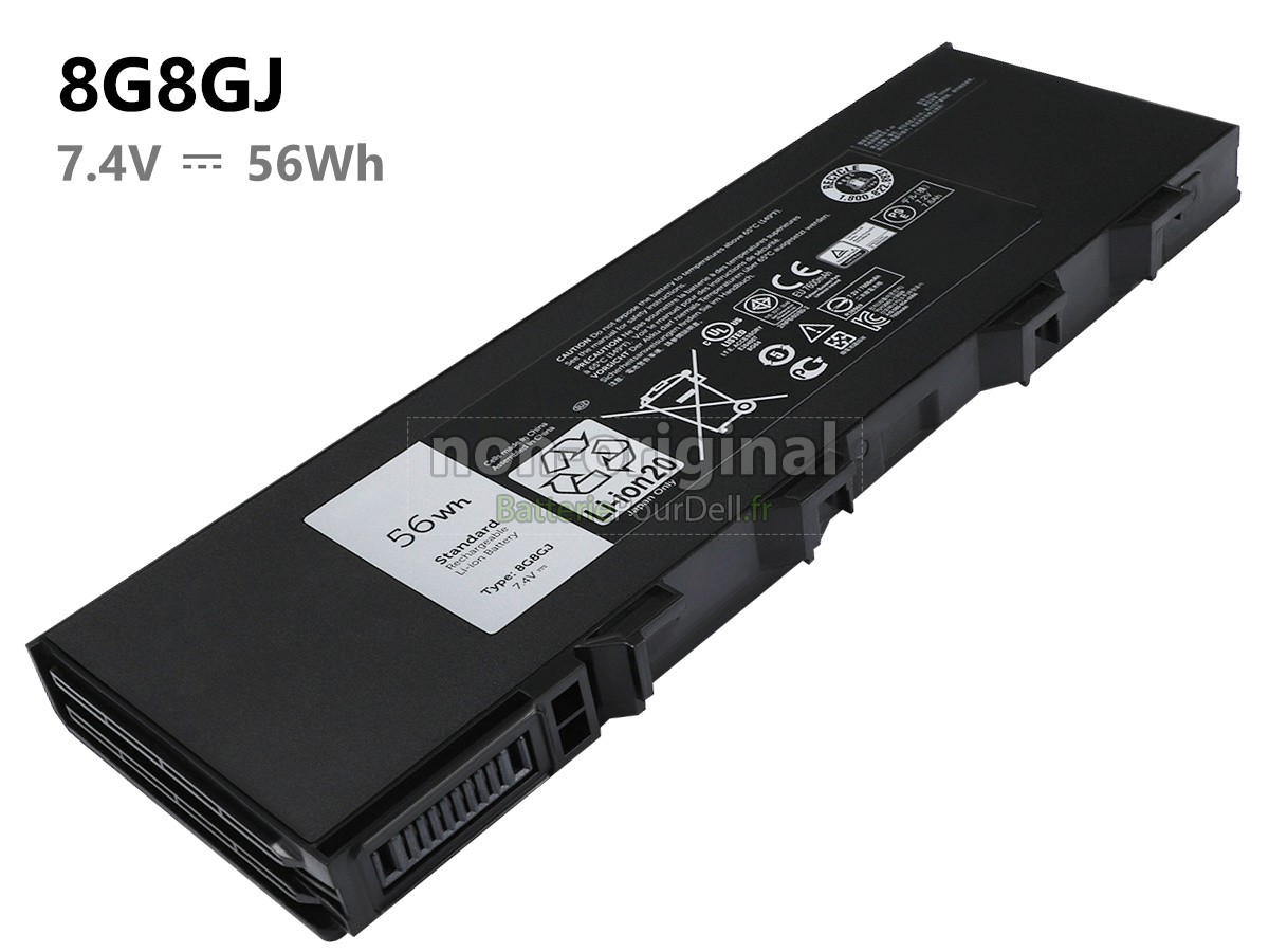 4 cellules 56Wh batterie pour pc portable Dell P18T