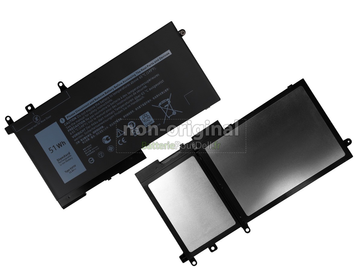 3 cellules 51Wh batterie pour pc portable Dell P72G001
