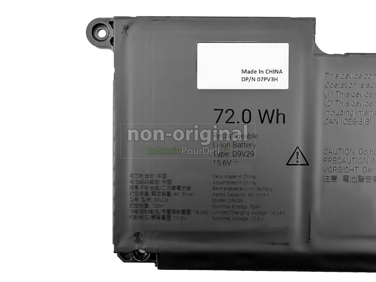 batterie pour pc portable Dell 7PV3H
