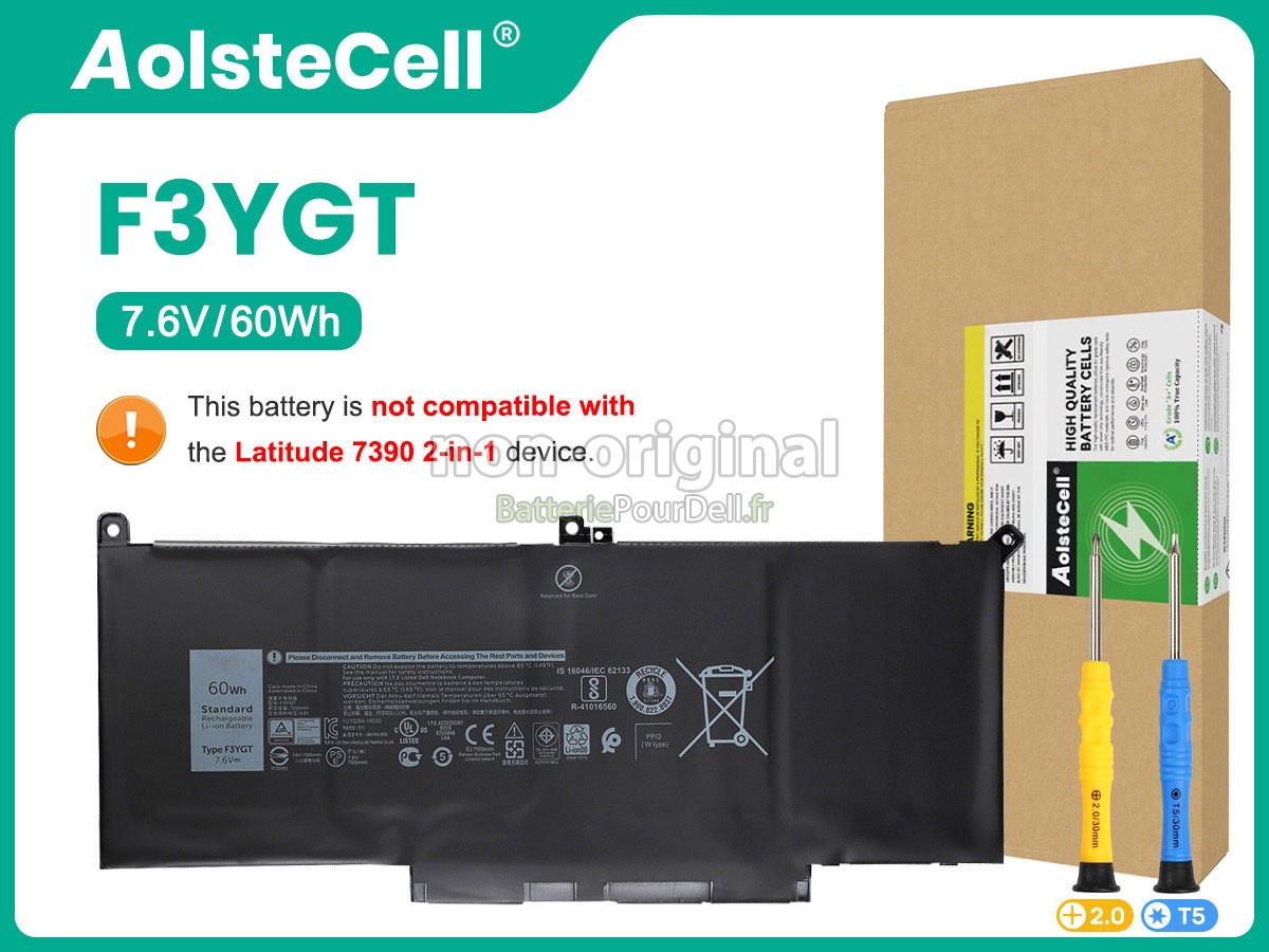 batterie pour pc portable Dell F3YGT