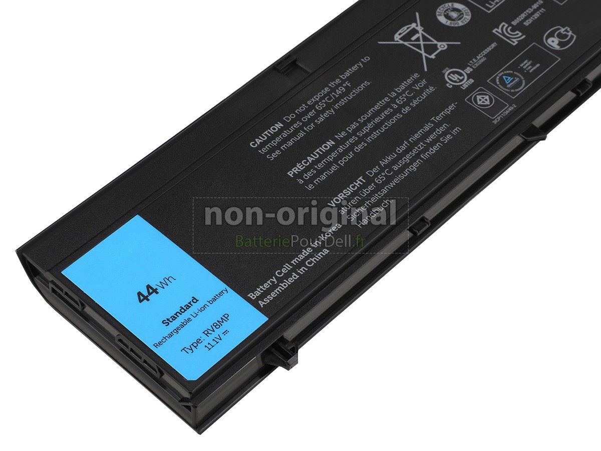 6 cellules 44Wh batterie pour pc portable Dell 37HGH