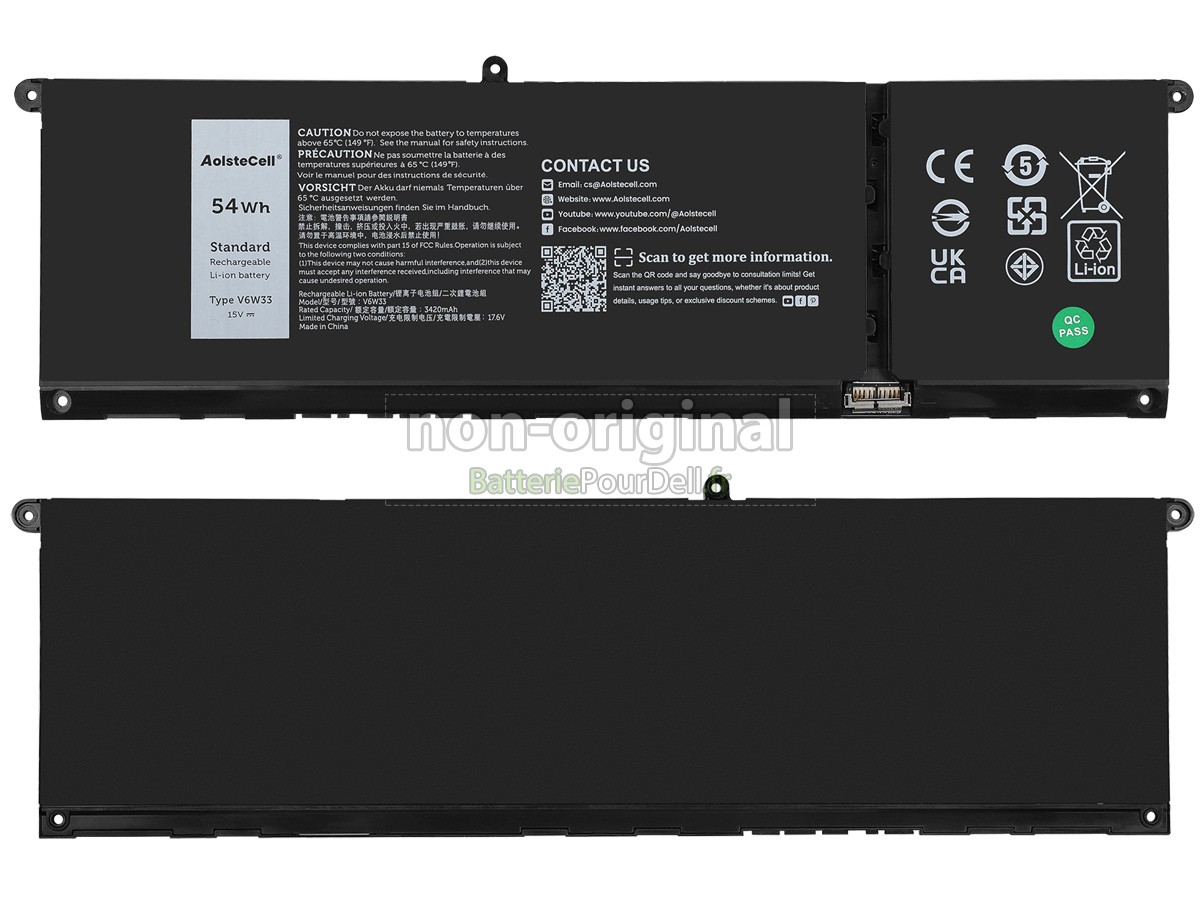 batterie pour pc portable Dell P106F