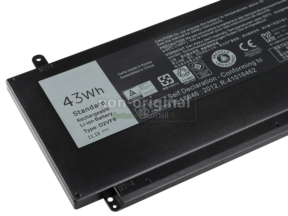 3 cellules 43Wh batterie pour pc portable Dell Inspiron 7548-7286SLV