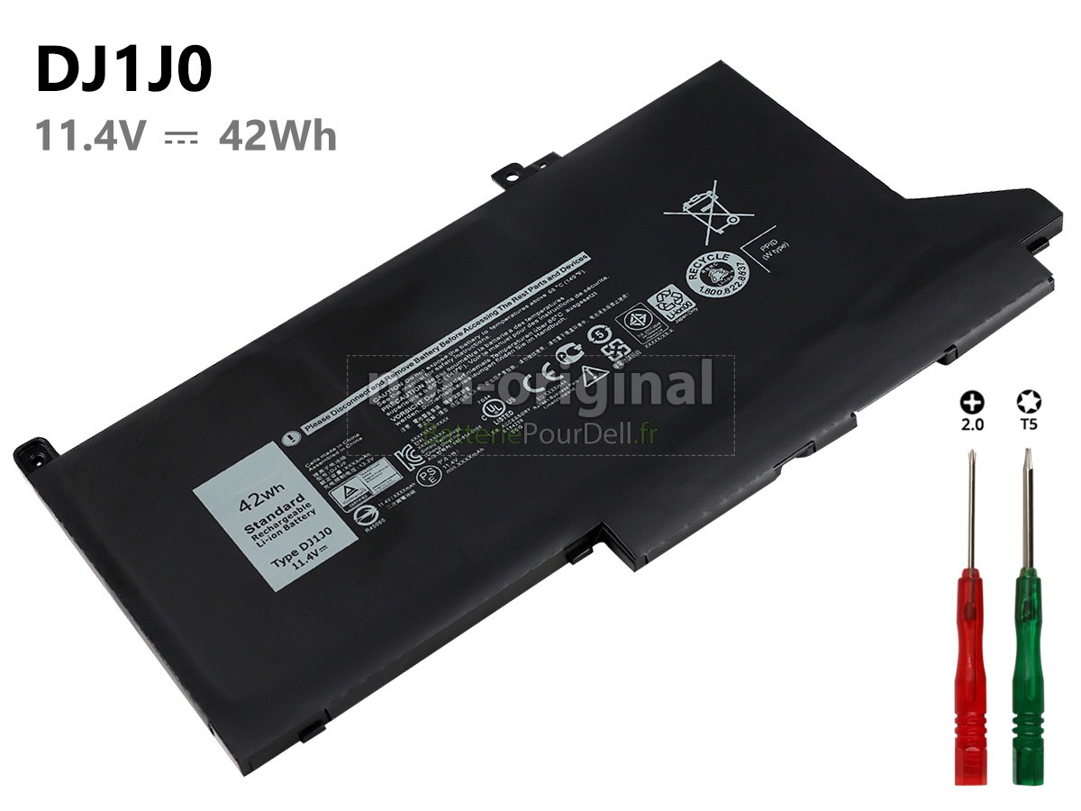 3 cellules 42Wh batterie pour pc portable Dell P28S001