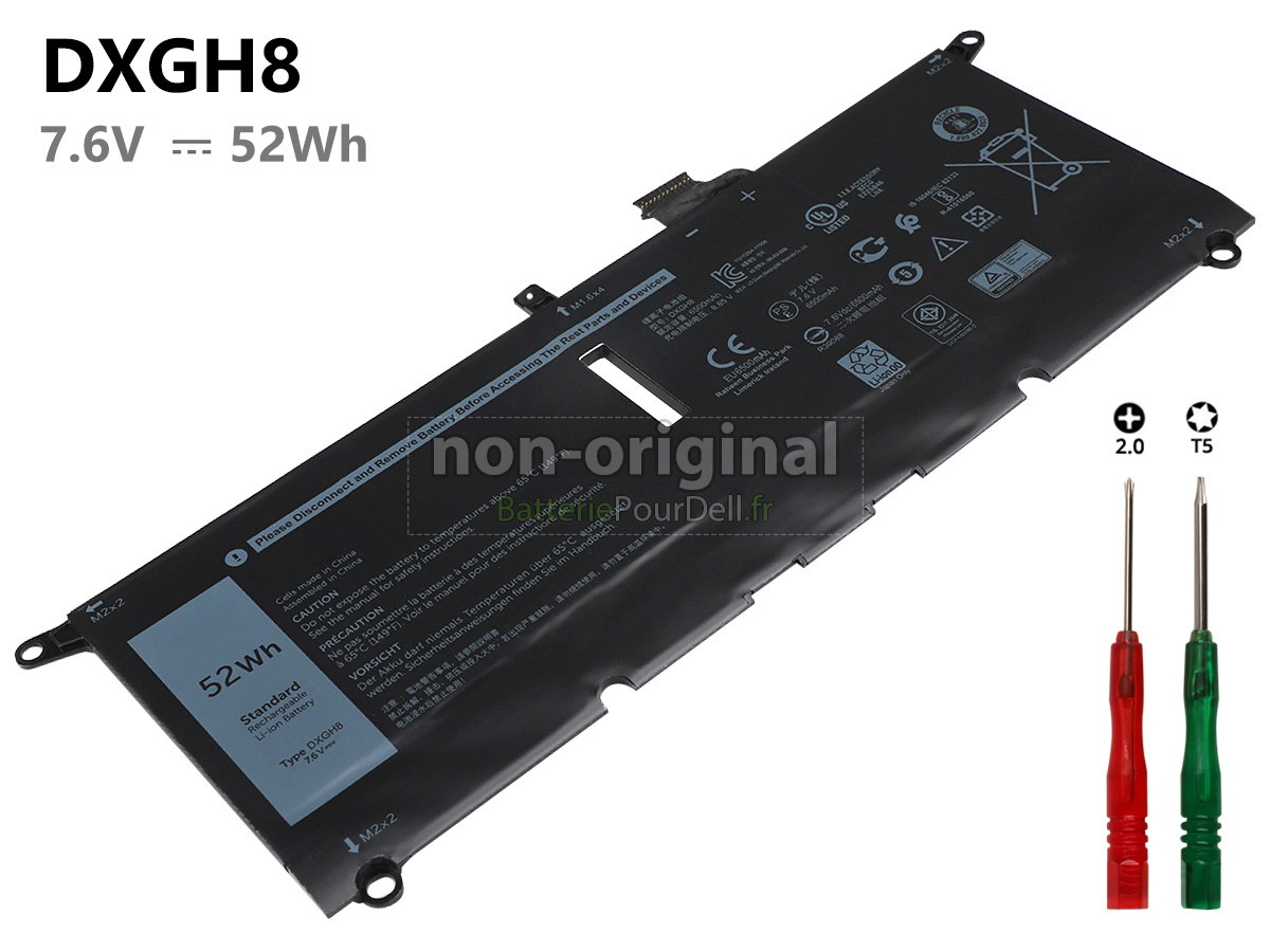 4 cellules 52Wh batterie pour pc portable Dell HK6N5