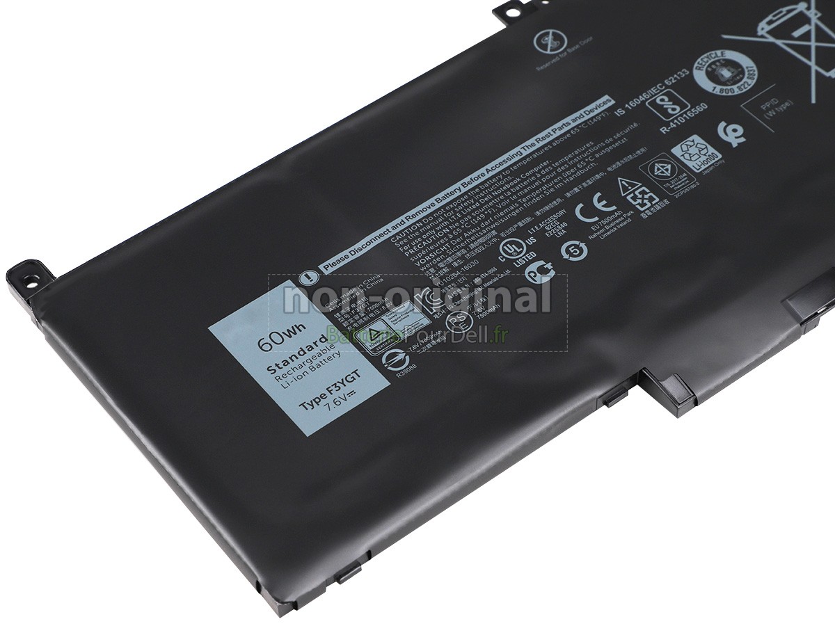 4 cellules 60Wh batterie pour pc portable Dell F3YGT