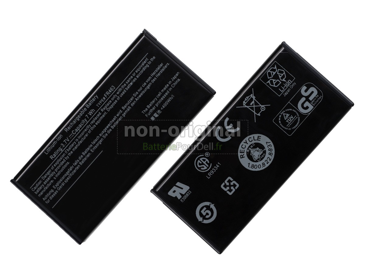 2 cellules 7Wh batterie pour pc portable Dell U8735