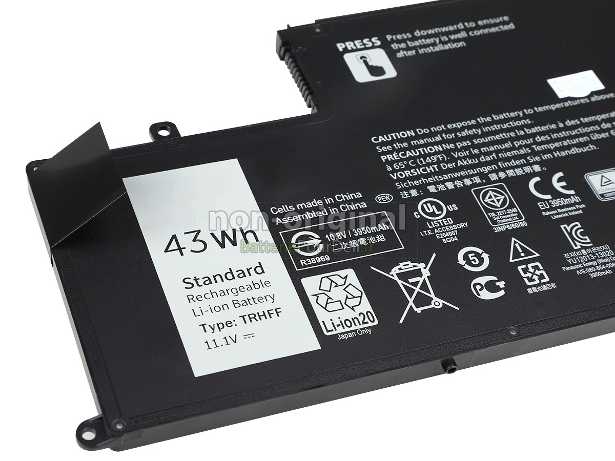 3 cellules 43Wh batterie pour pc portable Dell P49G-001