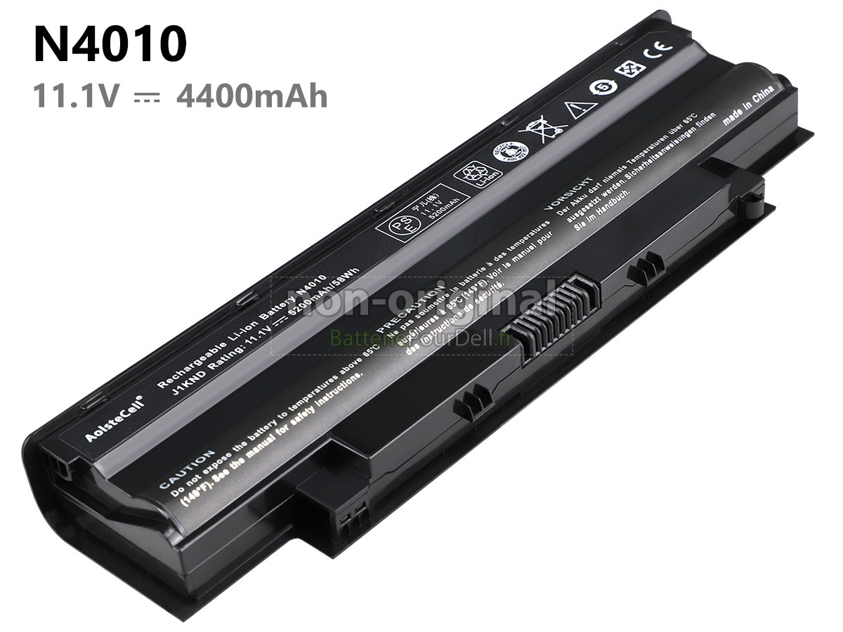 6 cellules 4400mAh batterie pour pc portable Dell Inspiron 14R(N4010)