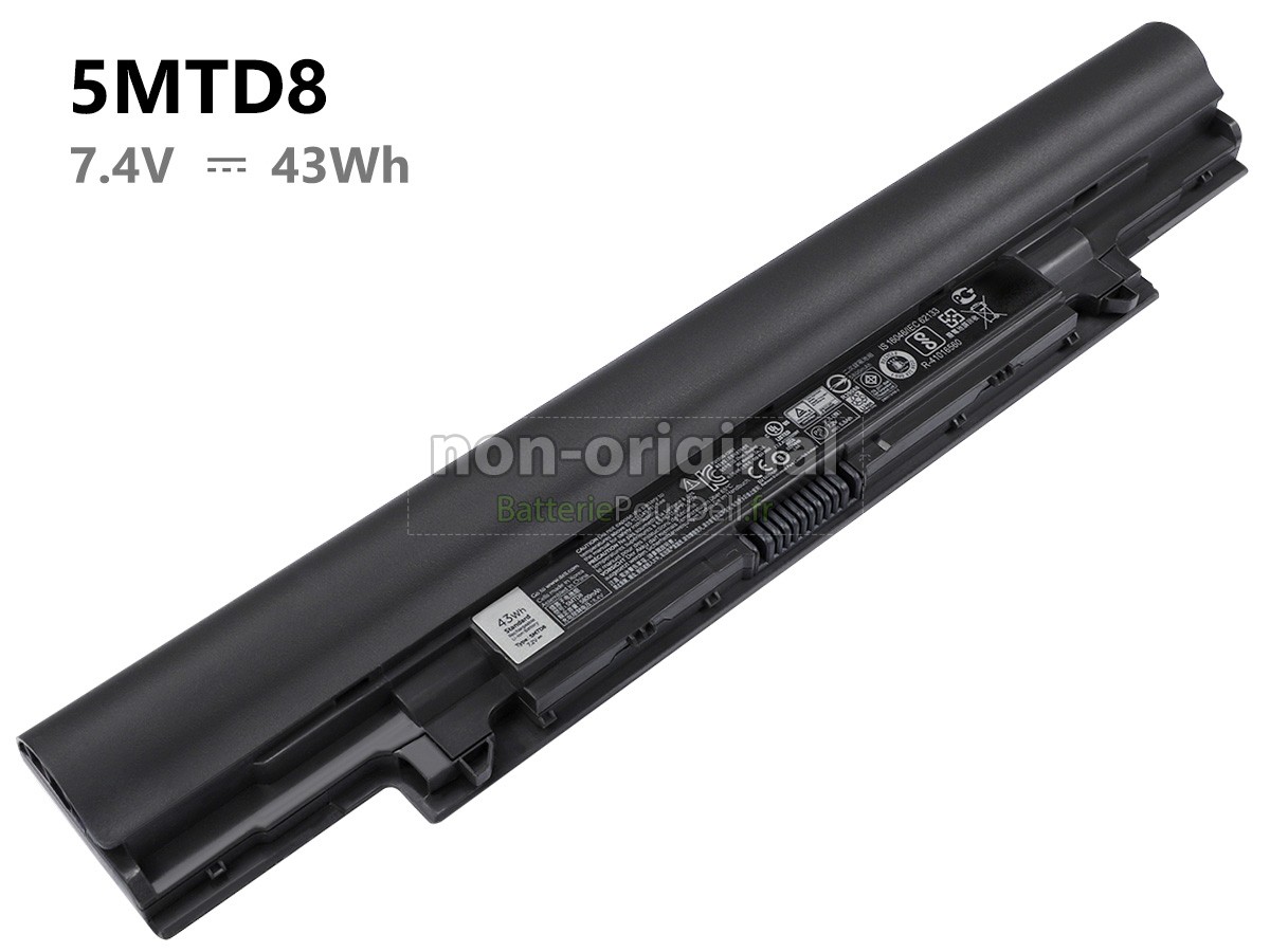4 cellules 43Wh batterie pour pc portable Dell 451-12177