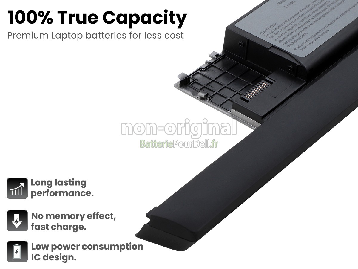 9 cellules 6600mAh batterie pour pc portable Dell Latitude D630C