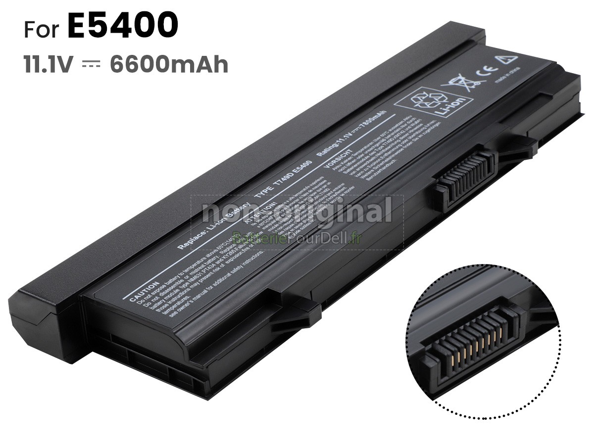 9 cellules 6600mAh batterie pour pc portable Dell WU841