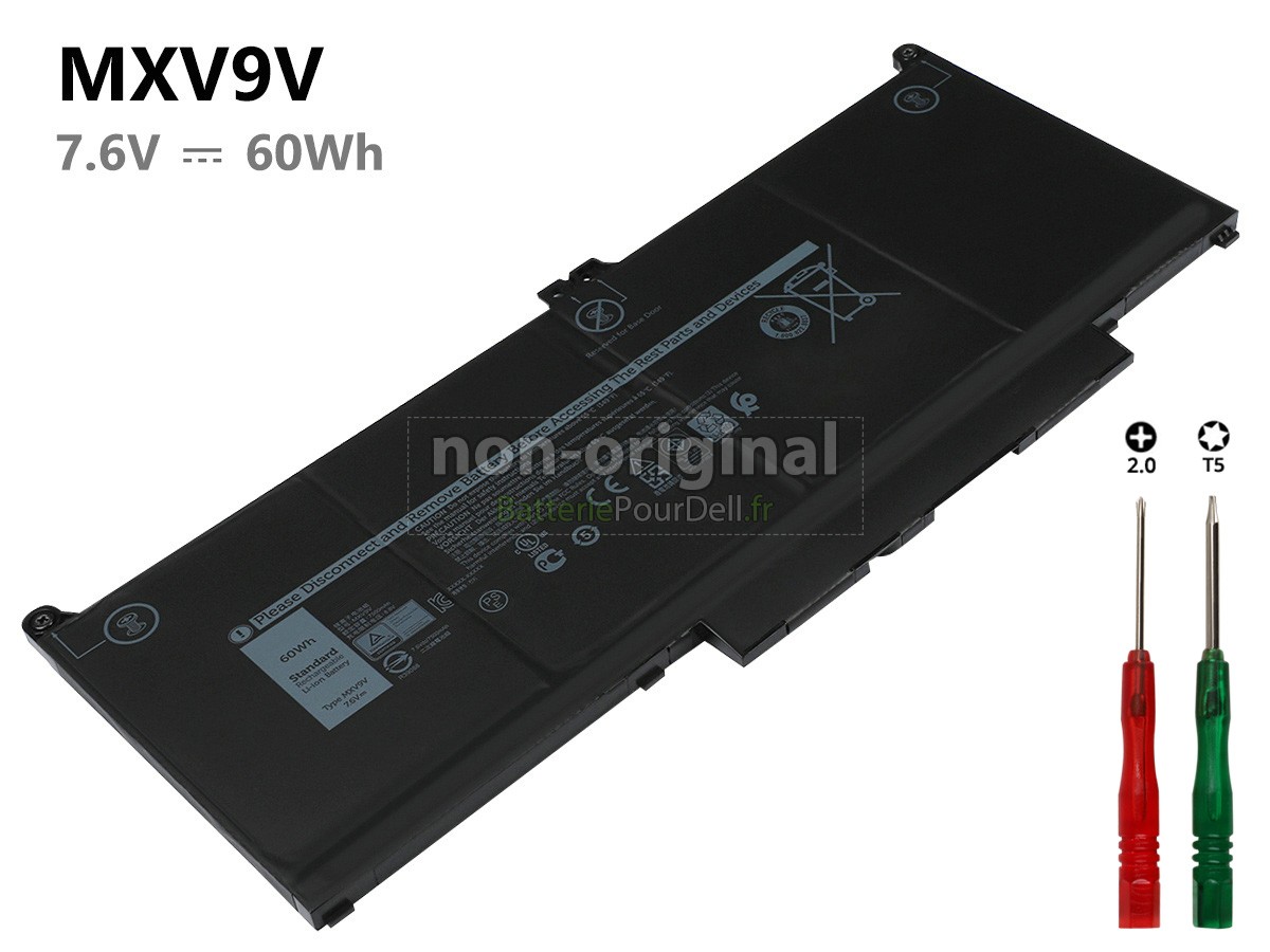 4 cellules 60Wh batterie pour pc portable Dell P99G