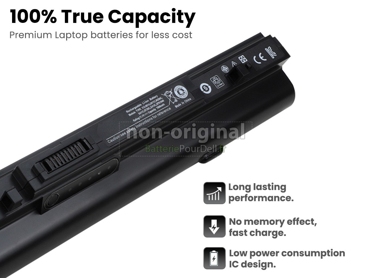 9 cellules 6600mAh batterie pour pc portable Dell U011C