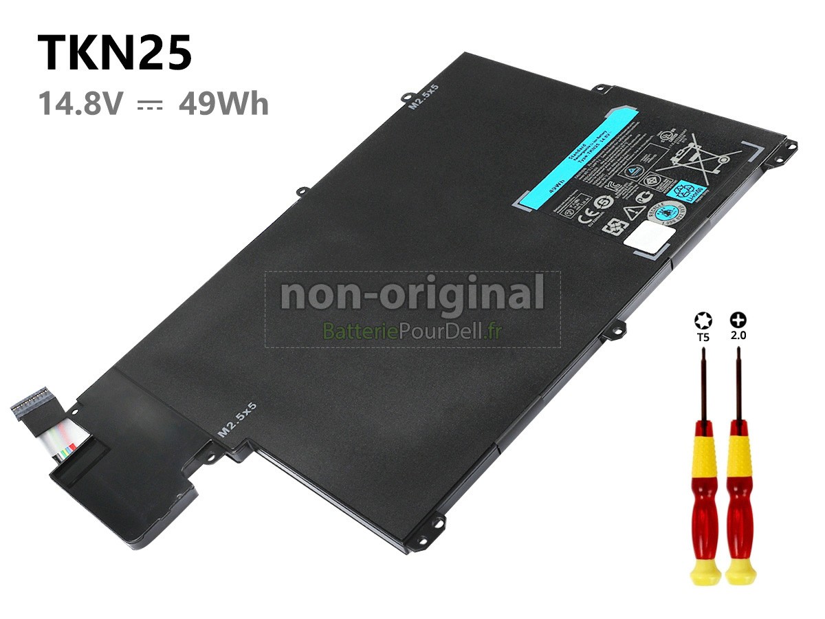 4 cellules 49Wh batterie pour pc portable Dell TKN25