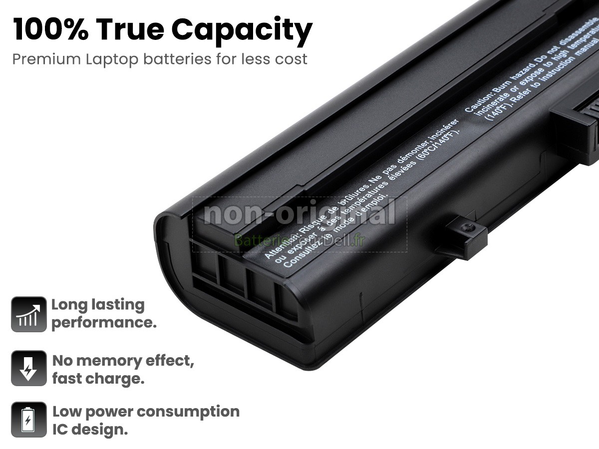 6 cellules 4400mAh batterie pour pc portable Dell XPS 1330